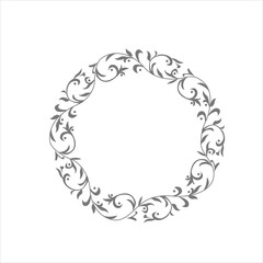 Vintage vector. Floral elements for design monograms, invitations, frames, menus and labels. Graphic design of the website, cafes, boutiques, hotels, wedding invitations.