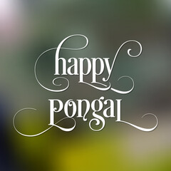 Illustration of Pongal festival for the celebration.