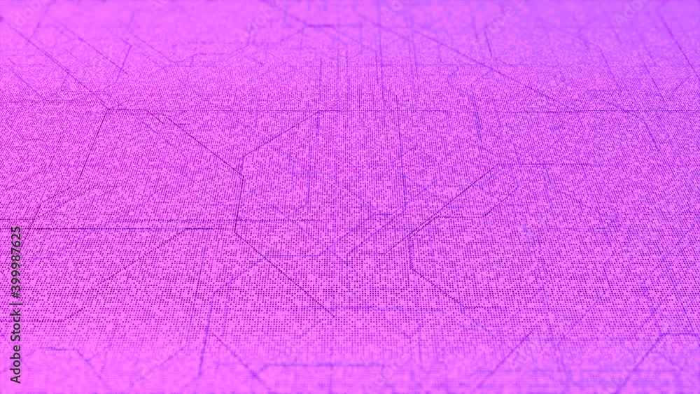 Poster board diagram of moving lines. animation. bright technological background with moving lines in form 