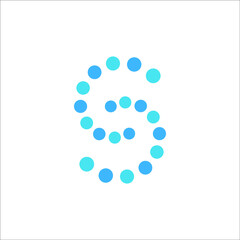 S dots logo design