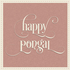 Obraz premium Illustration of Pongal festival for the celebration.