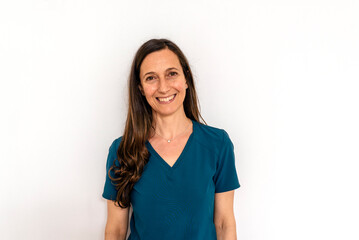 Fototapeta premium Female Worker in Physiotherapy Clinic