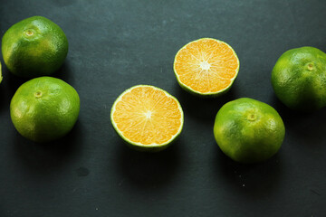 resh organic green Lime fruits