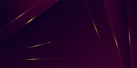 Purple Luxury Gold Background. Golden Rich VIP Triangular Frame