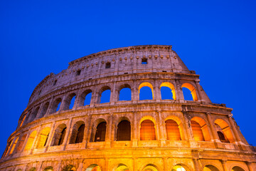 Fototapeta na wymiar Colosseum, Rome, Italy, Europe