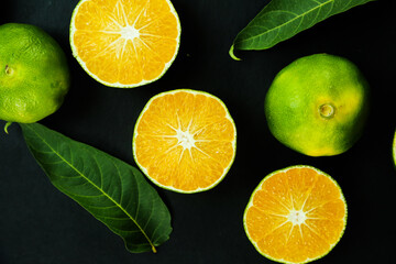 resh organic green Lime fruits