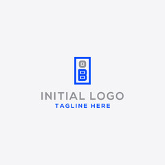 logo design inspiration for companies from the initial letters of the IB logo icon. -Vector