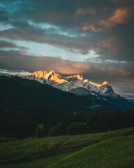 Fototapeta premium Zugspitze am Morgen