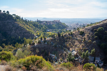 Fototapeta na wymiar Vistas de Granada