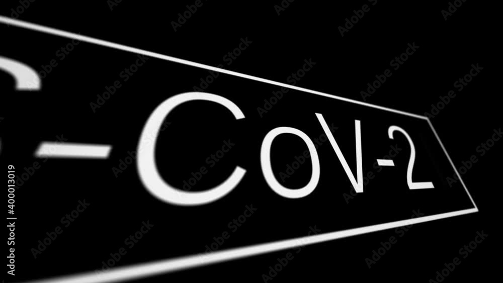 Poster abstract typing sars-cov-2 in a text field for search on the internet. shallow depth of field in the
