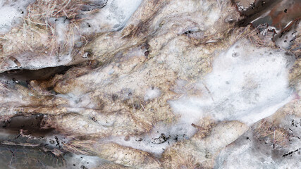 Wellenförmige Oberfläche mit dynamischen Farben und Mustern. 3d gerendert 