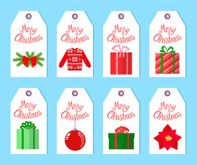 Christmas Tags set