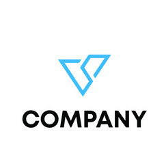 letter VS logo 