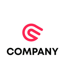 Fototapeta premium GS Logo Design 
