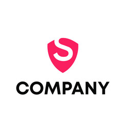 S Shield Logo Design 