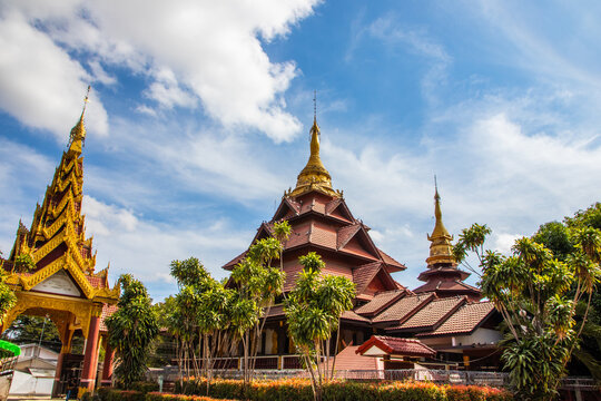 Tachileik Pagoda Myanmar Burma Southeast Asia