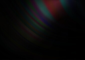 Dark Silver, Gray vector pattern with lines, ovals.