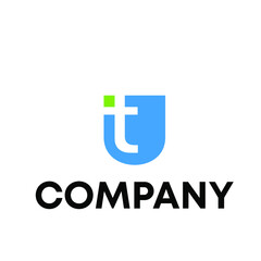 IT Letter Logo Design 