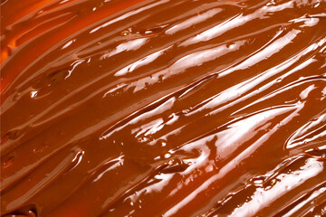 Sweet caramel pattern, top view.