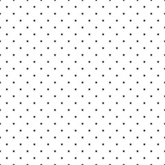 Seamless pattern with black stars on a white background. Vector illustration.