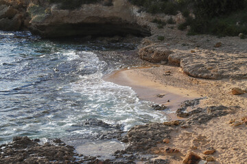 Immagini da una delle piu belle scogliere di Siracusa in una domenica di Dicembre