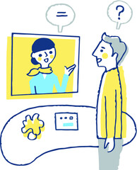 非接触型ディスプレイ案内