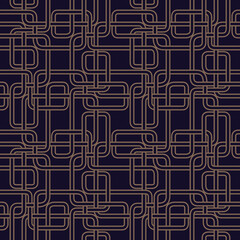 Blue seamless geometric pattern background. Vector illustration.
