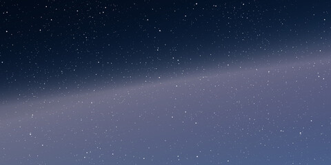 Astrology horizontal star universe background, Beam in the space and nebula, Milky way galaxy in the infinity space, Vector illustration.