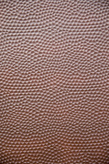 Brown metal surface with decorative hexagon close