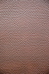 Fototapeta premium Brown metal surface with decorative hexagon close