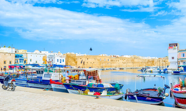 Mediterranean town Bizerte, Tunisia