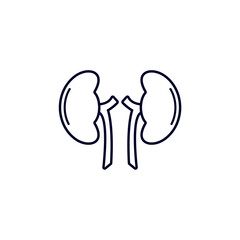 Kidney logo design vector template, Organs logo design concept, Icon symbol