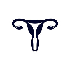 female reproductive organs logo design vector template, Organs logo design concept, Icon symbol