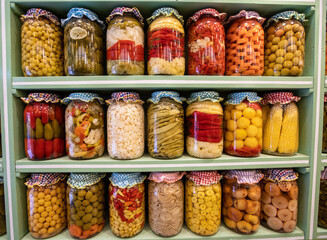 Organic Turkish style lemon and vinegar pickles