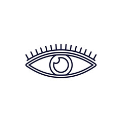 Eye logo design vector template, Organs logo design concept, Icon symbol
