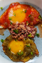 Mexican Huevos Divorciados Eggs