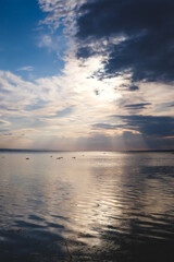 sunset over the Lake Constance