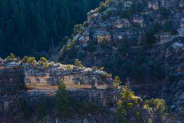 Walnut Canyon National Monument, Flagstaff, Arizona, USA, America