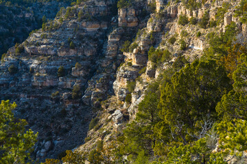 Walnut Canyon National Monument, Flagstaff, Arizona, USA, America