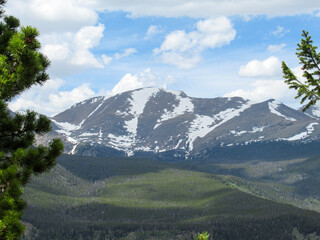 landscape with mountains