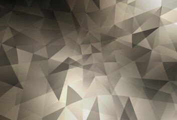 Light Gray vector low poly background.