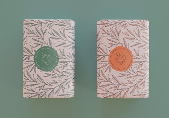 Two Soap Packaging Mockup