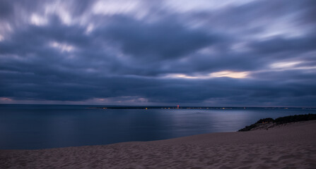 Obraz premium View from the Dune du Pilat, Arcachon, France