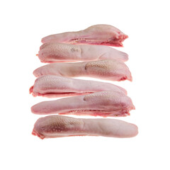 Fresh raw lamb tongue isolated on white © boomeart