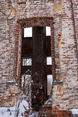 Fototapeta na wymiar ruins of an old Church