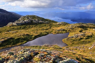 Stord island landscape, Norway