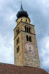 Fototapeta premium Glorenza, historic village in Venosta valley. Church