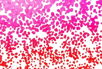 Light Purple, Pink vector pattern with curved circles.