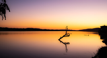 sunset on the river - Australia