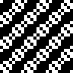 Squares, figures seamless pattern. Folk wallpaper. Geometric background. Tribal motif. Ethnic ornament. Checks, shapes ornate. Textile print, web design, geometry abstract. Geometrical image. Vector.